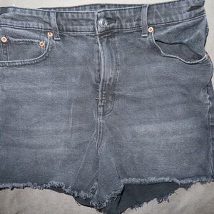 American Eagle Outfitters Dark Gray Jean Shorts